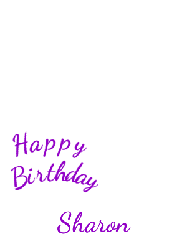 Happy Birthday Sharon GIF
