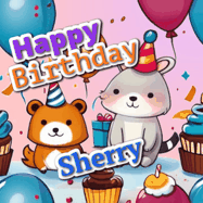 Happy Birthday Sherry GIF