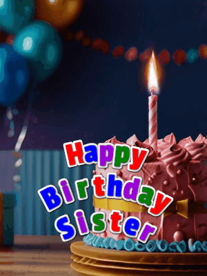 Happy Birthday Sister GIF 99