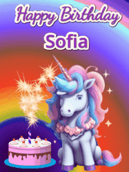 Happy Birthday Sofia GIF