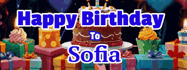 Happy Birthday Sofia GIF