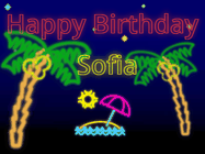 Happy Birthday Sofia GIF