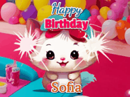 Happy Birthday Sofia GIF