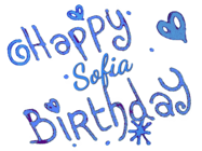 Happy Birthday Sofia GIF
