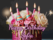 Happy Birthday Sofia GIF