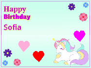 Happy Birthday Sofia GIF