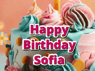 Happy Birthday Sofia GIF