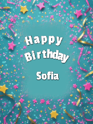 Happy Birthday Sofia GIF