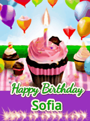 Happy Birthday Sofia GIF