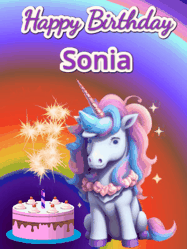 Happy Birthday Sonia GIF