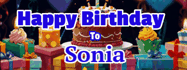 Happy Birthday Sonia GIF