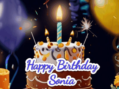 Happy Birthday Sonia GIF 141