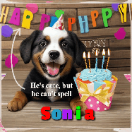 Happy Birthday Sonia GIF