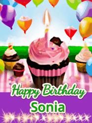 Happy Birthday Sonia GIF