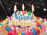 Happy Birthday Sonia GIF