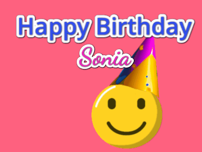 Happy Birthday Sonia GIF 97