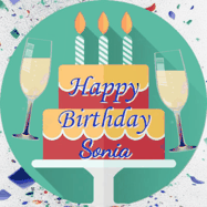 Happy Birthday Sonia GIF