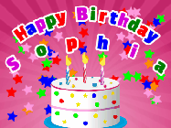 Happy Birthday Sophia GIF