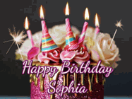 Happy Birthday Sophia GIF