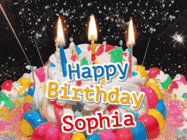 Happy Birthday Sophia GIF