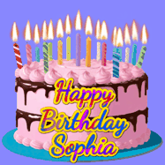 Happy Birthday Sophia GIF