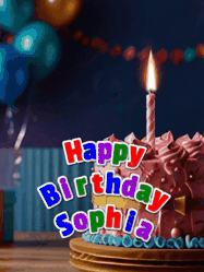 Happy Birthday Sophia GIF