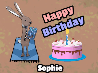 Happy Birthday Sophie GIF 1