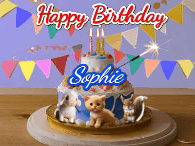 Happy Birthday Sophie GIF 73