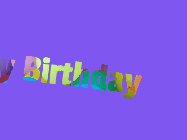 Happy Birthday Stella GIF: Spinning text over a birthday balloon background. Customize this animated birthday gif with name.