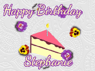 Happy Birthday Stephanie GIF