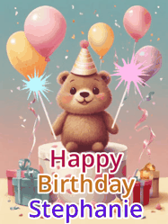 Happy Birthday Stephanie GIF