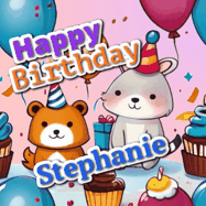 Happy Birthday Stephanie GIF