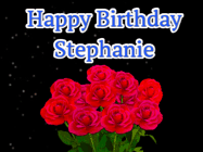 Happy Birthday Stephanie GIF