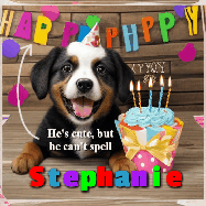 Happy Birthday Stephanie GIF