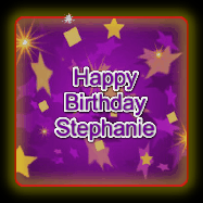 Happy Birthday Stephanie GIF
