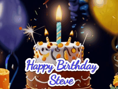 Happy Birthday Steve GIF 140