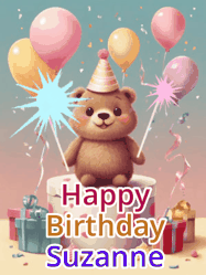 Happy Birthday Suzanne GIF