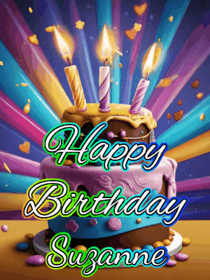 Happy Birthday Suzanne GIF 110