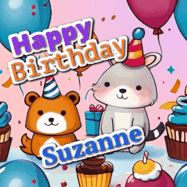 Happy Birthday Suzanne GIF