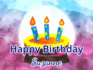 Happy Birthday Suzanne GIF
