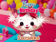 Happy Birthday Suzanne GIF