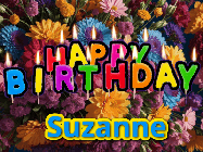 Happy Birthday Suzanne GIF