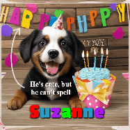 Happy Birthday Suzanne GIF
