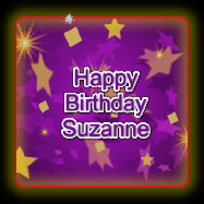 Happy Birthday Suzanne GIF