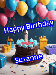 Happy Birthday Suzanne GIF