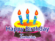 Happy Birthday Tamara GIF