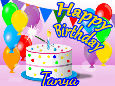 Happy Birthday Tanya GIF 2