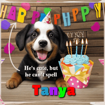 Happy Birthday Tanya GIF 84