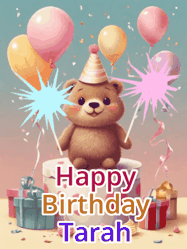 Happy Birthday Tarah GIF