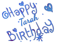 Happy Birthday Tarah GIF